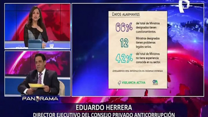12 ministros designados registran problemas legales serios, según el Consejo Privado Anticorrupción