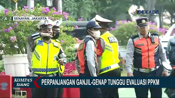 Perpanjangan Ganjil - Genap di DKI Jakarta Menunggu Hasil Evaluasi PPKM Level 2, 3 dan 4