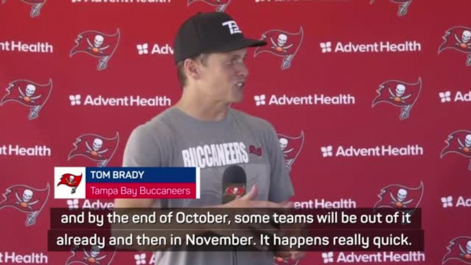 Brady says confidence levels are high in Bucs squad
