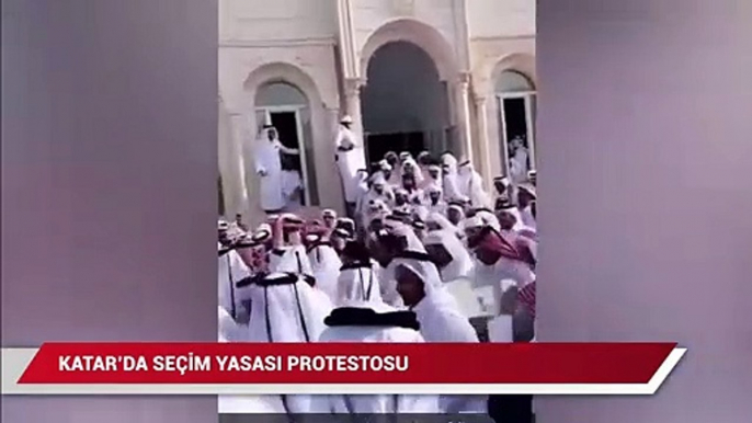 Katar'da seçim yasası protestosu