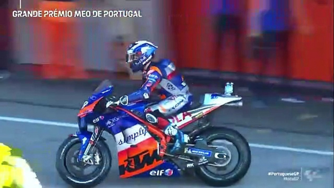 Miguel Oliveira . saida das boxes Portimao