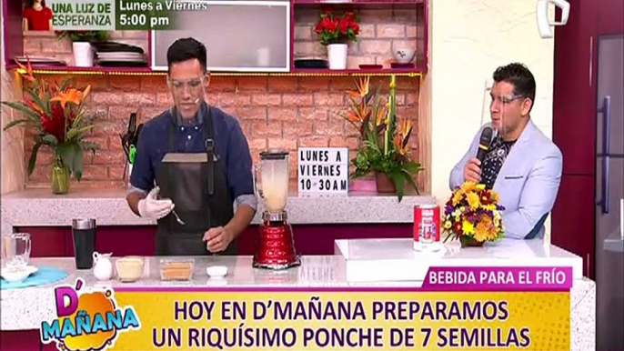 Cocina en D’Mañana: sepa cómo preparar un energizante ponche de siete semillas