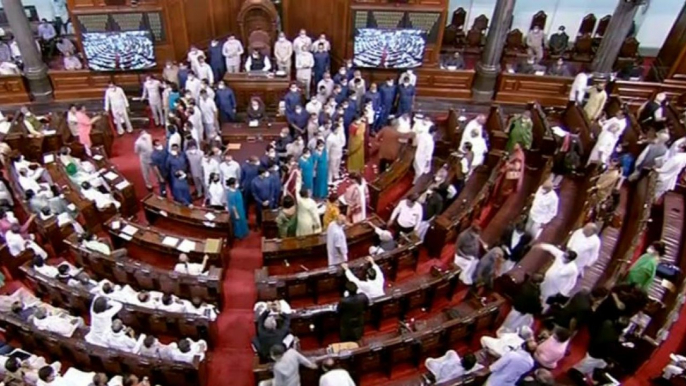 Politics intensifies on uproar in Rajya Sabha