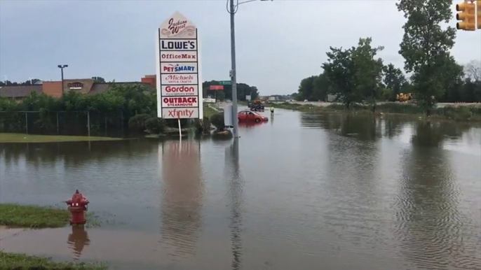 Severe storms bring flooding to the upper Midwest