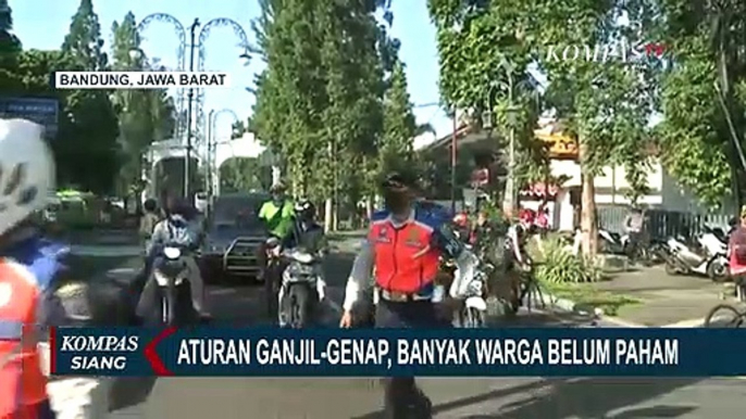 Warga Masih Belum Paham Aturan Ganjil Genap di Bandung