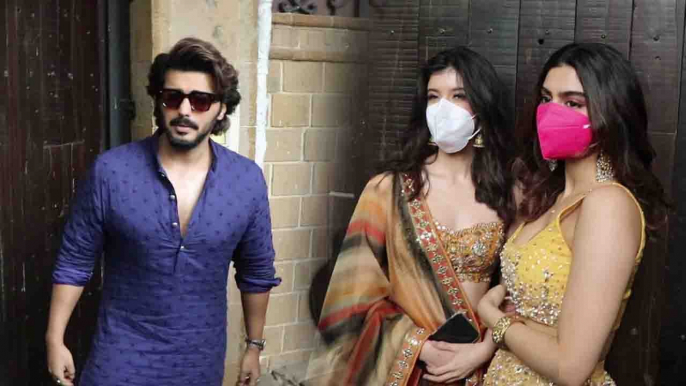 Arjun Kapoor संग Shanaya Kapoor ऐसे दिखे Rhea Kapoor की शादी मै, देखिए कपूर खानदान का वीडियो|Boldsky