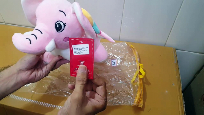 Unboxing and Review of funzoo flying elephant soft toy for kids gift