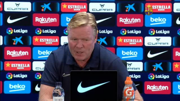 Koeman, muy duro con Illaix: "Estoy muy decepcionado, a los 18 años es más importante jugar que el dinero"