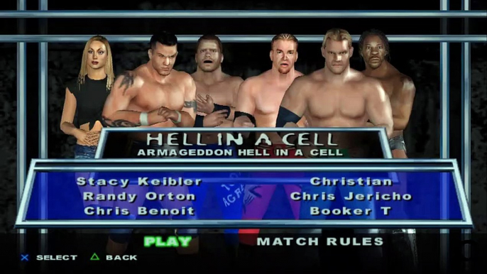 HCTP Stacy Keibler vs Randy Orton vs Chris Benoit vs Christian vs Chris Jericho vs Booker T