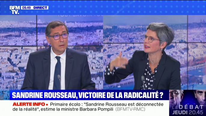 Sandrine Rousseau (EELV): "Il nous faut sortir des SUV, on ne peut pas se déplacer avec 1,5 tonne de fer""