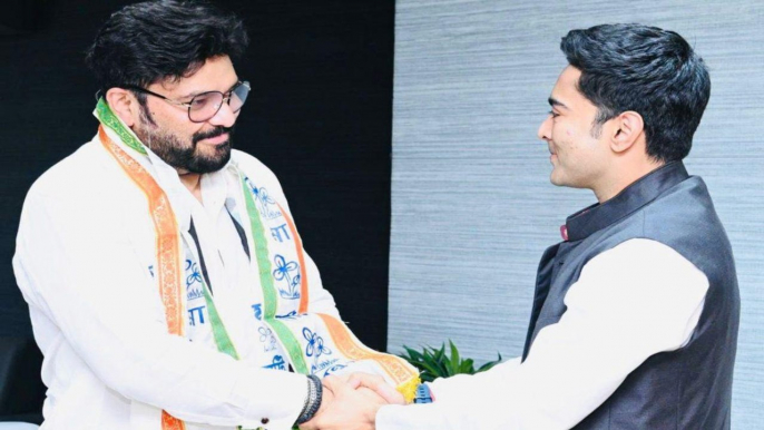 Big shock for BJP, Babul Supriyo joins Trinamool Congress