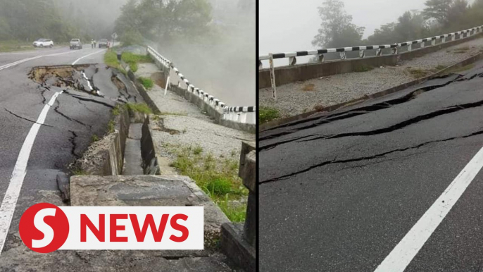 Simpang Pulai-Cameron Highlands road closed due to landslide