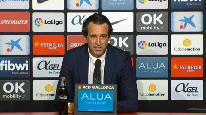 Emery: "El empate no es bueno, pero hay que dar valor a no perder"