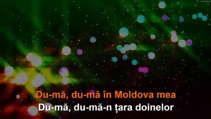 Ana Barbu: "Du-mă în Moldova mea".  Karaoke