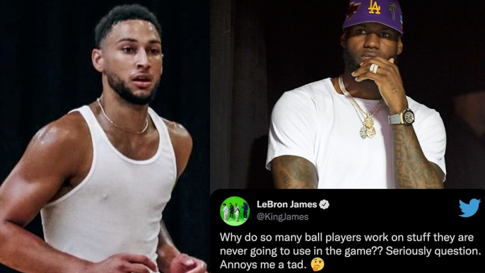 LeBron James BLASTED For Sub-Tweeted Ben Simmons Asking Why Players Practice Moves They NEVER Use