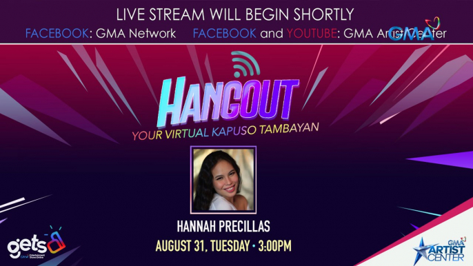 Hangout: Meet the Kapuso OST Princess, Hannah Precillas! (LIVE) | August 31, 2021