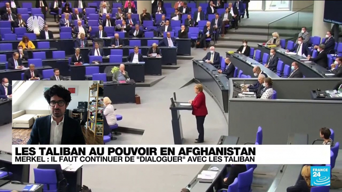 Afghanistan : pour Merkel, "il faut continuer de dialoguer" avec les Taliban