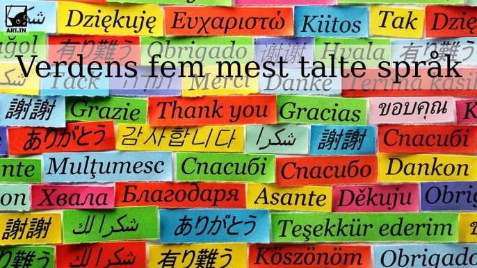Verdens fem mest talte språk