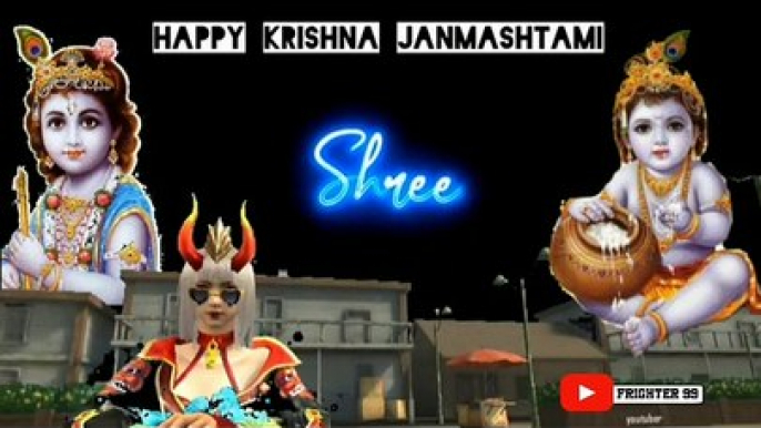 Happy jamanstami ||jamanstami celebration in freefire ||jamanstami special celebration ||Freefire ||Frighter99 || Freefire  ||Free Fire