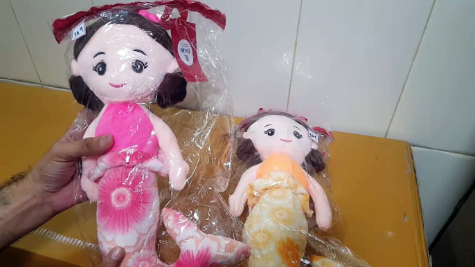 Unboxing and Review of Fun Zoo Super Soft Cute Mermaid Doll Soft Stuffed Plush Toy