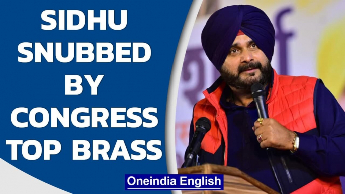 Navjot Sidhu snubbed by Gandhis, meets Priyanka Gandhi in Delhi| Oneindia News