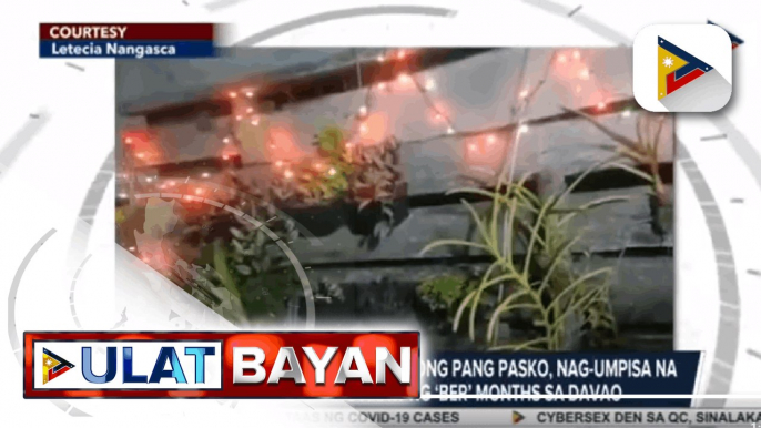 Paglalagay ng mga dekorasyong pang Pasko, nag-umpisa na ngayong unang araw ng ‘ber’ months sa Davao; Presyo ng mga parol, bahagyang nagmahal dahil sa pagtaas ng presyo ng materyales