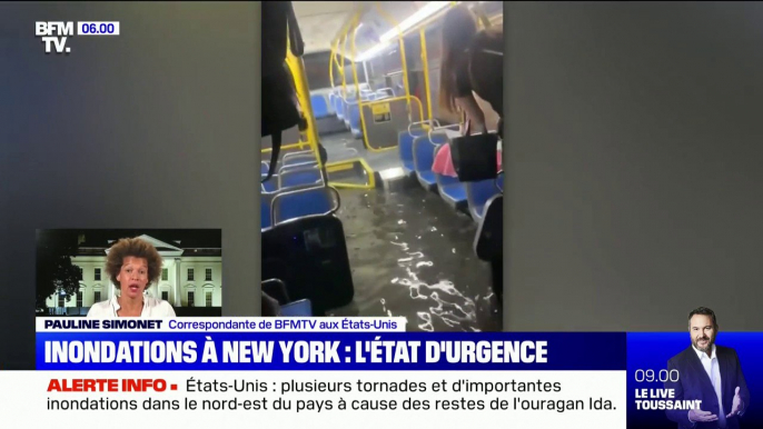 Les restes de l'ouragan Ida provoquent des inondations spectaculaires à New York