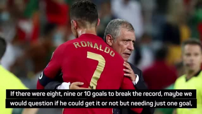 Satisfied and not surprised - Santos on Ronaldo goalscoring record