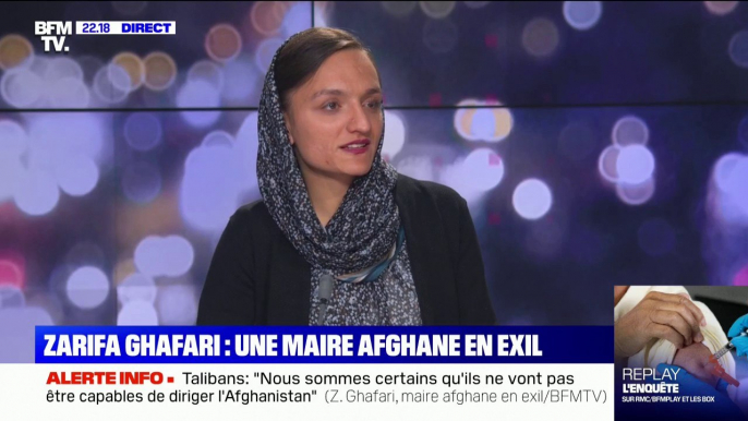 Retrait des troupes occidentales d'Afghanistan: pour Zarifa Ghafari, maire afghane en exil, "ils ont rompu des rêves"