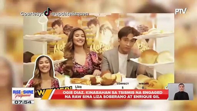 TALK BIZ | Ogie Diaz, kinabahan sa tsismis na engaged na raw sina Liza Soberano at Enrique Gil