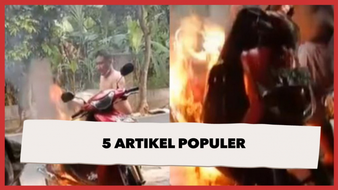 Viral Video Motor Terbakar saat Diservis di Bengkel dan 4 Berita Viral Lainnya