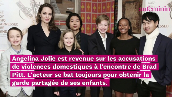 Angelina Jolie confie avoir eu peur pour la vie de ses enfants, avec Brad Pitt