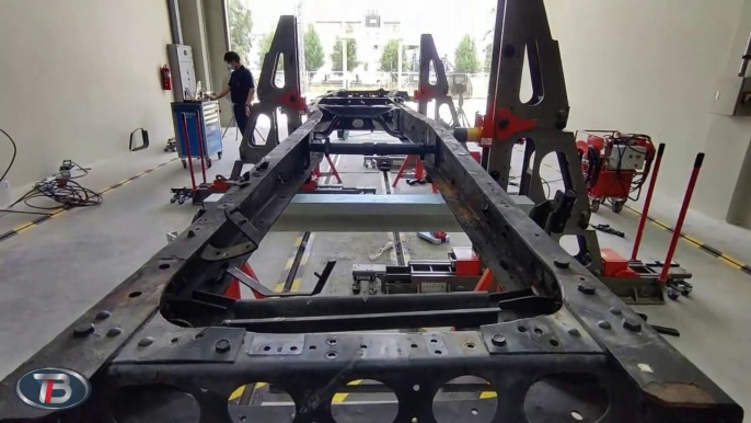 Truck Frame Pulling_Pushing Repair Truck frame alignment Celette Mammouth - Heavy Duty Equipment