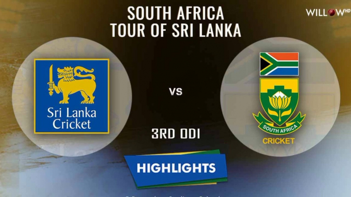 Sri Lanka vs South africa 3rd Odi highlights 2021 || SL vs SA 3rd ODI highlights - cricket highlights 2