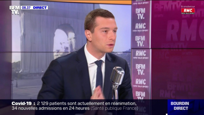 Jordan Bardella: "Marine Le Pen est donnée au second tour dans tous les sondages depuis cinq ans"