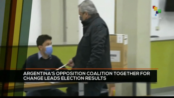 FTS 8:30 14-09: Argentina´s Opposition Coalition together for change leads elections results