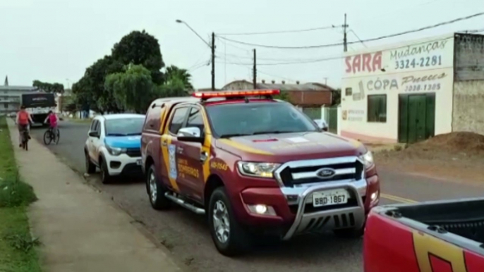 Idoso é socorrido pelo Siate após sofrer queda no Jardim União