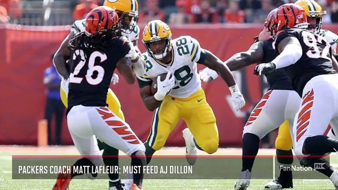 Packers Coach Matt LaFleur: Must Feed AJ Dillon