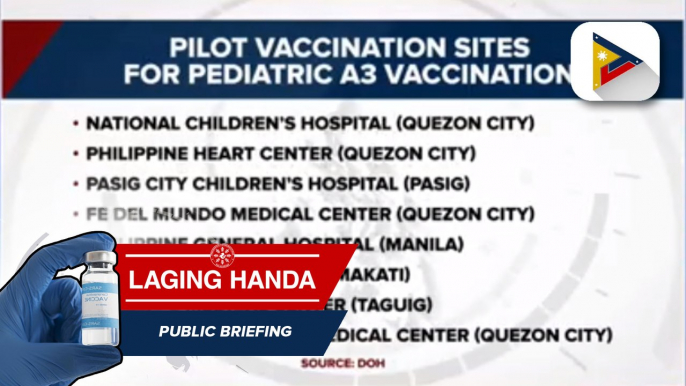 Panayam ng PTV kay DOH-NCR Director Dr. Gloria Balboa kaugnay ng sitwasyon sa magiging takbo ng bakunahan sa mga designated hospital sa mga susunod na araw