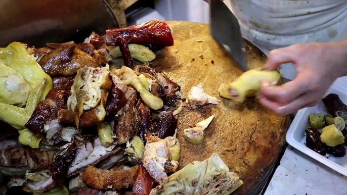 Street Food || ChiNa Food || Hong Kong Street Food Roasted Ducks Roasted Pork SO CHEAP YUMMY .