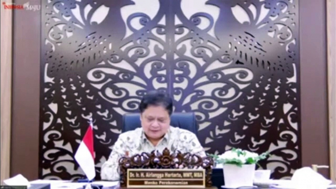 Konferensi Pers Perkembangan PPKM, Senin 18 Oktober 2021.