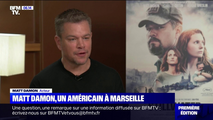 Pour le tournage de "Stillwater", qui sort en salles ce mercredi, l'acteur Matt Damon a passé deux mois à Marseille