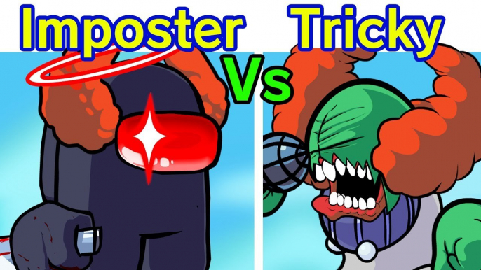 Friday Night Funkin - Tricky vs Black Impostor vs Green Imposter (FNF MOD-HARD) (Tricky x Among Us)