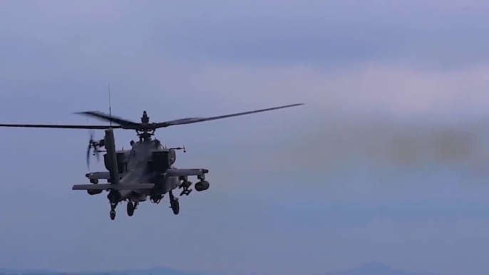 AH-64 Apache Gunship - Aerial Gunnery Training