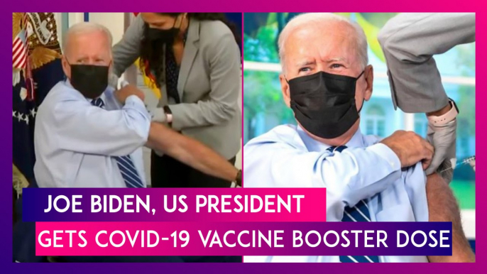 Joe Biden, US President Gets Covid-19 Vaccine Booster Dose As Us' Cdc Approves Additional Jab For Those 65 Years Old & Above