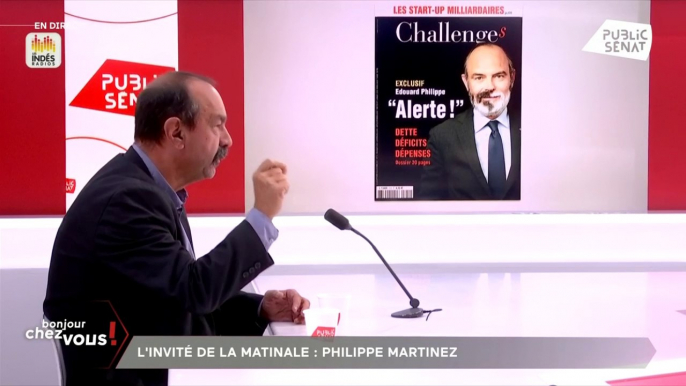 "Si les hommes politiques veulent travailler jusqu'à 80 ans ça les regarde." Philippe Martinez