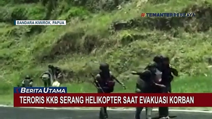 Detik-Detik KKB Papua Serang Helikopter Saat Evakuasi Korban di Bandara Kiwirok