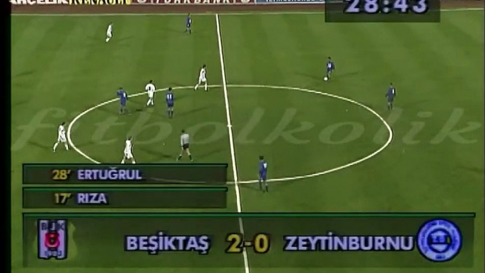 Beşiktaş 3-1 Zeytinburnuspor 20.11.1994 - 1994-1995 Turkish 1st League Matchday 14