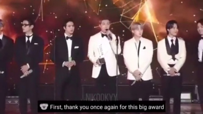 [ENG SUB] BTS WON DAESANG GRAND PRIZE AT 2021 THE FACT MUSIC AWARDS!