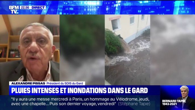 Le président du SDIS du Gard fait le bilan des intempéries dans le département